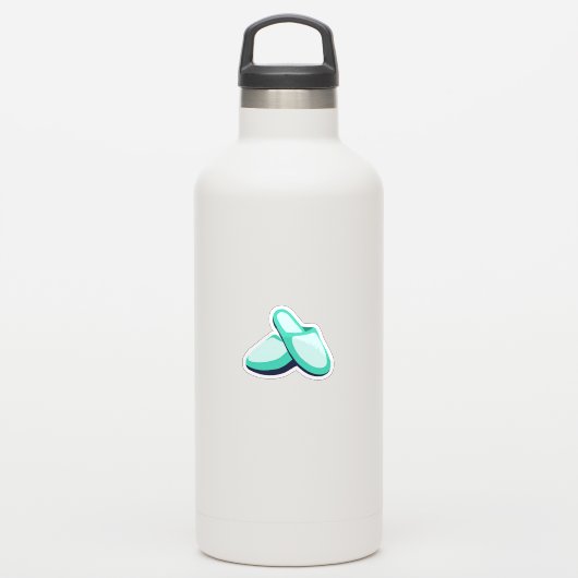 Aqua Slippers Sticker (Waterfles)