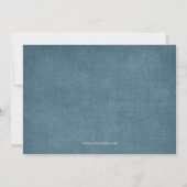 aqua snow Festive Corporate-feestdag uitnodigen Kaart (Achterkant)