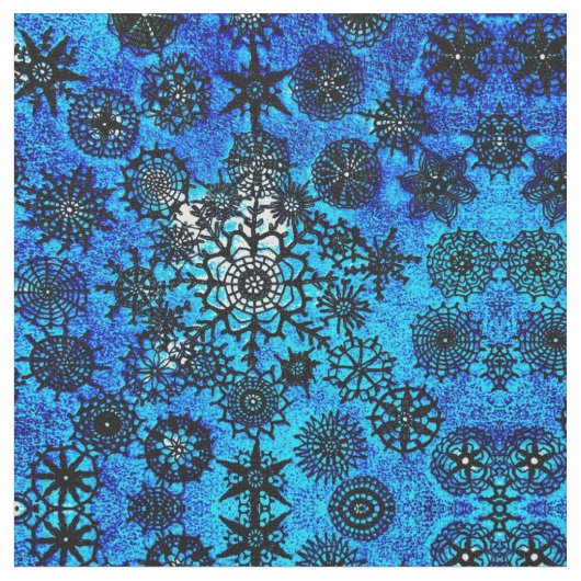 Aqua Snowflake van Lillian Stof (Close Up)