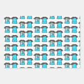 Aqua Spark Dancer Inpakpapier Vel (Voorkant 2)