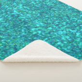 Aqua Spark Dekbed Sherpa Deken (3/4)
