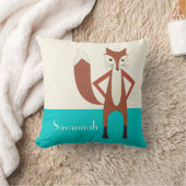 Aqua Specialized Stylized Fox Pillow Kussen (Deken)
