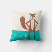 Aqua Specialized Stylized Fox Pillow Kussen (Achterkant)