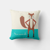 Aqua Specialized Stylized Fox Pillow Kussen (Voorkant)