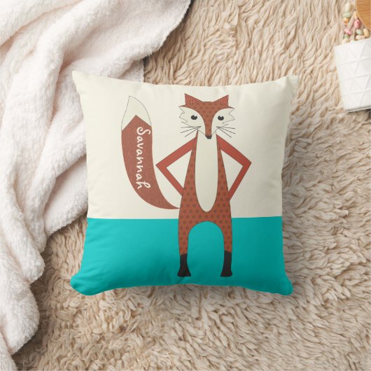 Aqua Specialized Stylized Fox Pillow Kussen (Deken)