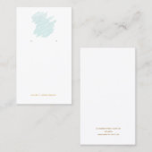 Aqua Splash Logo Veroorbaar Visitekaartje (Voorkant / Achterkant)