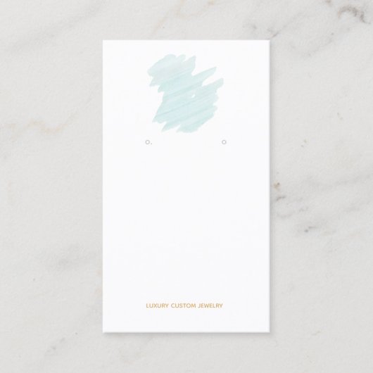 Aqua Splash Logo Veroorbaar Visitekaartje (Voorkant)