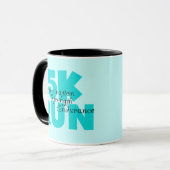 Aqua Sports 5.000 draaien Mok (Voorkant links)