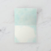 Aqua Starfish en Ribbon Hartelijk dank Bedankkaart (Binnen)