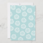 Aqua Starfish | Weekendje op het strand uitnodigin Kaart (Achterkant)