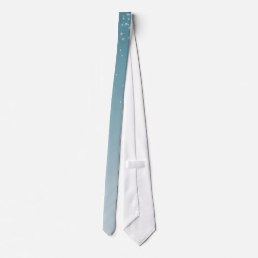 Aqua Stars Stropdas (Achterkant)