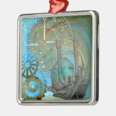 Aqua Steam Snagelreiziger Metalen Ornament (Links)