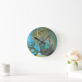 Aqua Steam Snail-reiziger Ronde Klok (Huis)