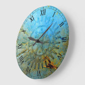 Aqua Steampunk-tandwielkast Grote Klok (Hoek)