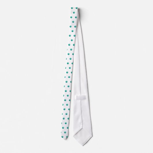 Aqua Stip Stropdas (Achterkant)