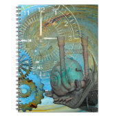 Aqua Stoom Slak Reiziger Notitieboek (Voorkant)