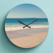 Aqua strand scene grote klok