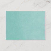 Aqua String Lights Wedding Routebeschrijving Invoe Informatiekaartje (Achterkant)