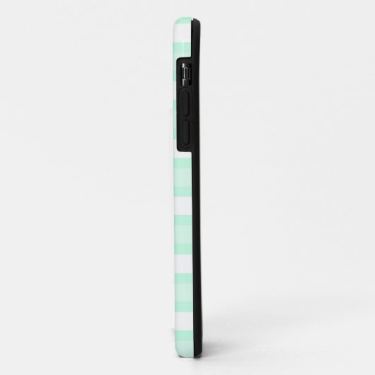 Aqua Stripe iPhone hoesje (Achterkant/links)