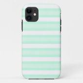 Aqua Stripe iPhone hoesje (Achterkant)