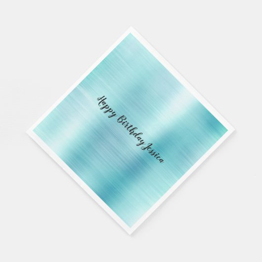 Aqua Stripe Servet (Hoek)