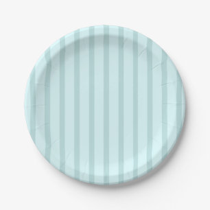 Aqua Stripes Papieren Bordje