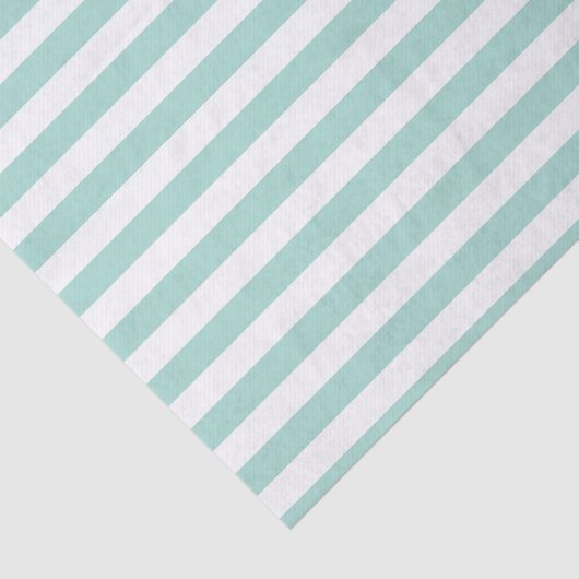 Aqua Stripes tissuepapier (Detail)