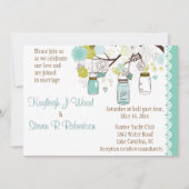 Aqua Summer's Dream Wedding Kaart (Voorkant)