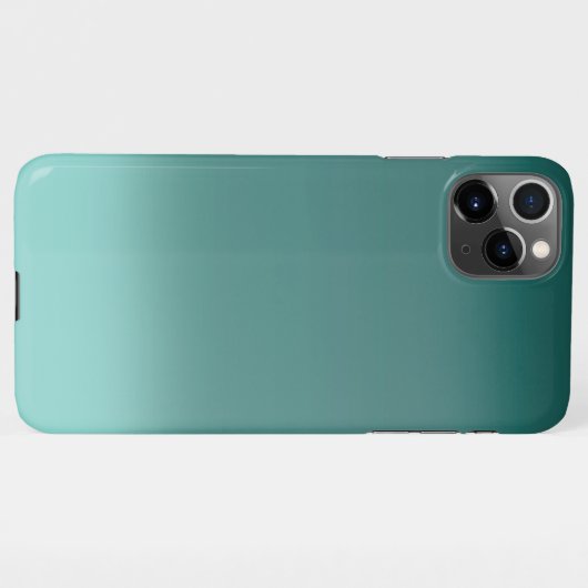 Aqua sunset iPhone hoesje (Achterkant horizontaal)