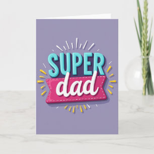 Aqua Super Dad Spandoekaart Kaart