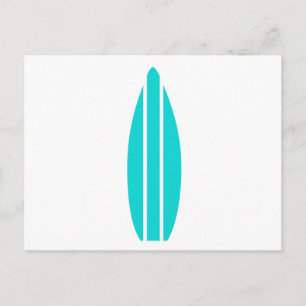 Aqua Surfboard Briefkaart