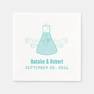 Aqua Sweet Chemistry Paper Napkins Servet