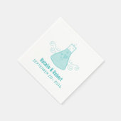 Aqua Sweet Chemistry Paper Napkins Servet (Hoek)