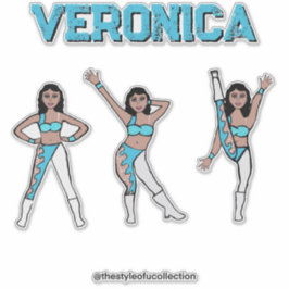 Aqua Swirl #2 Sticker