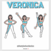 Aqua Swirl #2 Sticker (Vel)