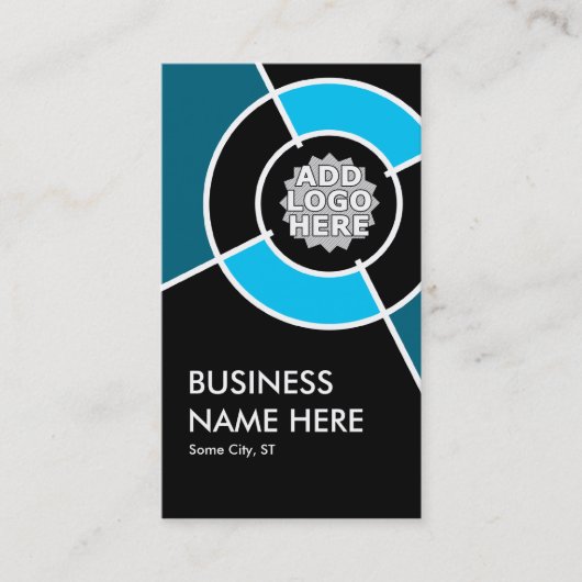 aqua target logo visitekaartje (Voorkant)