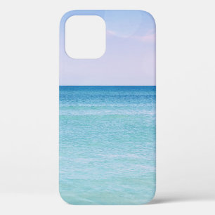 Aqua Teal Lavendel Oceaan Golven Tropisch Strand Case-Mate iPhone Case