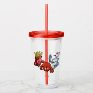 Aqua Teen Hunger Force Anime Graphic Acryl Drinkbeker