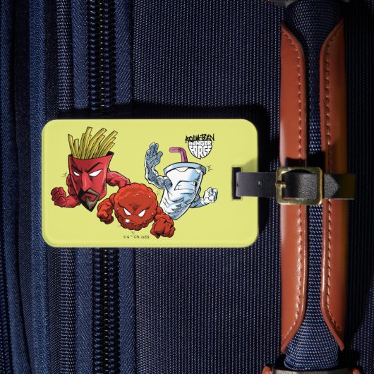 Aqua Teen Hunger Force Anime Graphic Bagagelabel (Voorkant Insitu 4)
