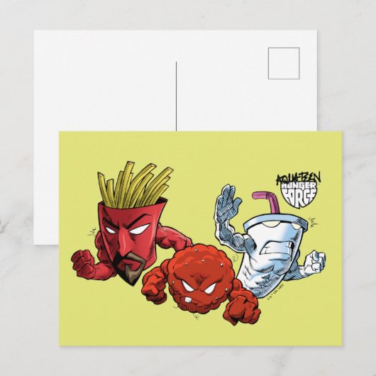 Aqua Teen Hunger Force Anime Graphic Briefkaart (Voorkant / Achterkant)