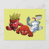 Aqua Teen Hunger Force Anime Graphic Briefkaart (Voorkant)
