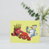 Aqua Teen Hunger Force Anime Graphic Briefkaart (Staand voorkant)