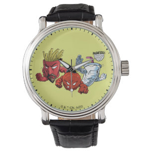 Aqua Teen Hunger Force Anime Graphic Horloge