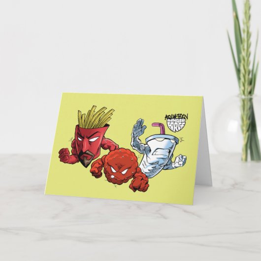 Aqua Teen Hunger Force Anime Graphic Kaart (Voorkant)