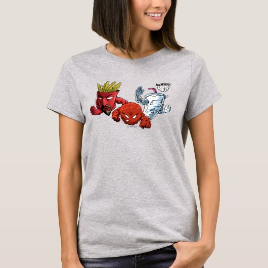 Aqua Teen Hunger Force Anime Graphic T-shirt (Voorkant)