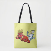 Aqua Teen Hunger Force Anime Graphic Tote Bag (Voorkant)
