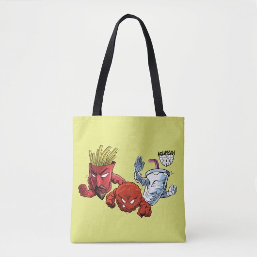 Aqua Teen Hunger Force Anime Graphic Tote Bag (Voorkant)