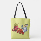 Aqua Teen Hunger Force Anime Graphic Tote Bag (Achterkant)