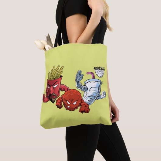 Aqua Teen Hunger Force Anime Graphic Tote Bag (Dichtbij)