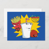 Aqua Teen Hunger Force Explosive Graphic Briefkaart (Voorkant / Achterkant)